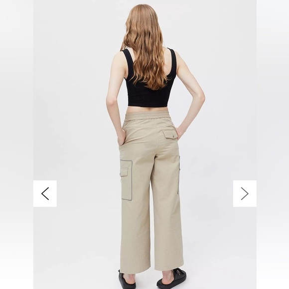 Urban Outfitters Jayden High Waisted Straight Leg Cargo Pants New Womens Small - Picture 2 of 12